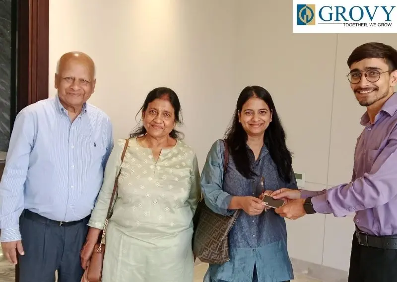 Renu Gupta & family - Grovy's Happy Customer