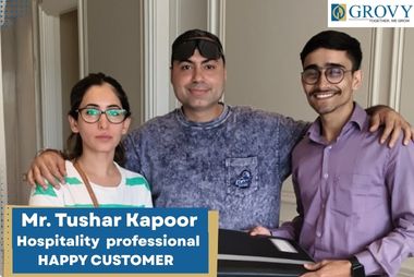 Tushar Kapoor - Grovy's Happy Customer