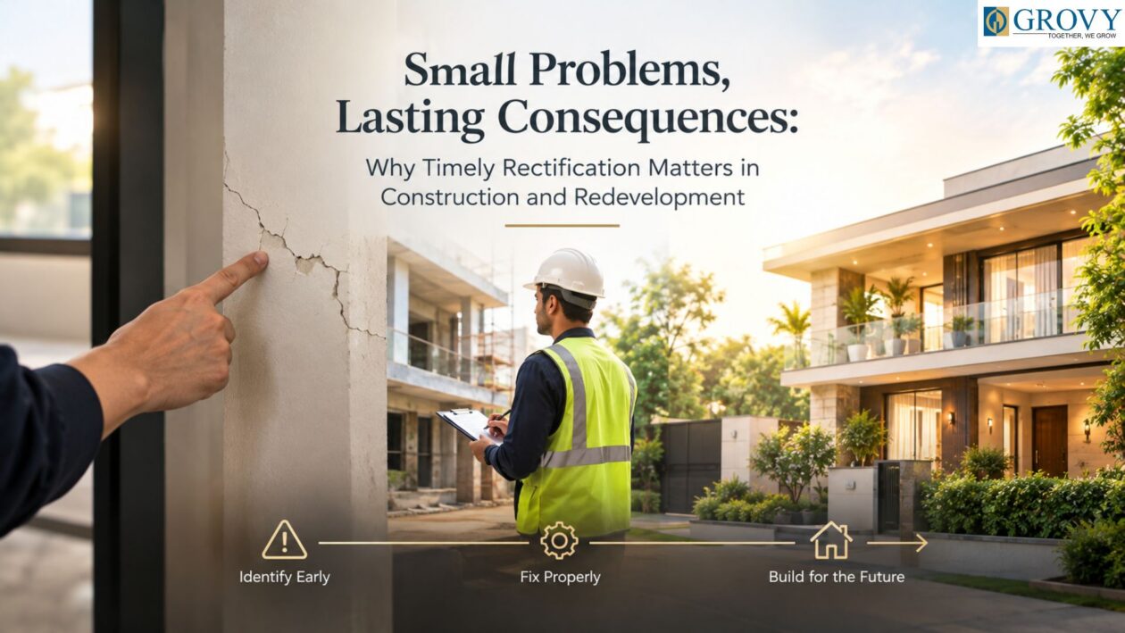 Small Problems, Lasting Consequences Why Timely Rectification Matters in Construction and Redevelopment